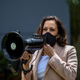 Sen. Kamala Harris campaigns at Florida Memorial University, where she announced her ticket’s plans for offering free tuition to students.